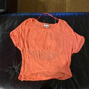 Daydreamer pink/orange open back top size XS